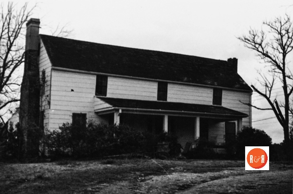 The S.C. Dept. of Archives survey team recorded the Wm. Wylie home in Fairfield Co., S.C.  It is not known where this house was located, therefore, it may not be the Wylie home recorded.