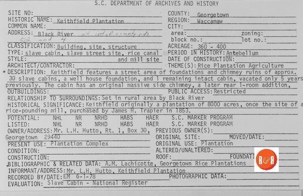 Courtesy of the S.C. Dept. of Archives and History