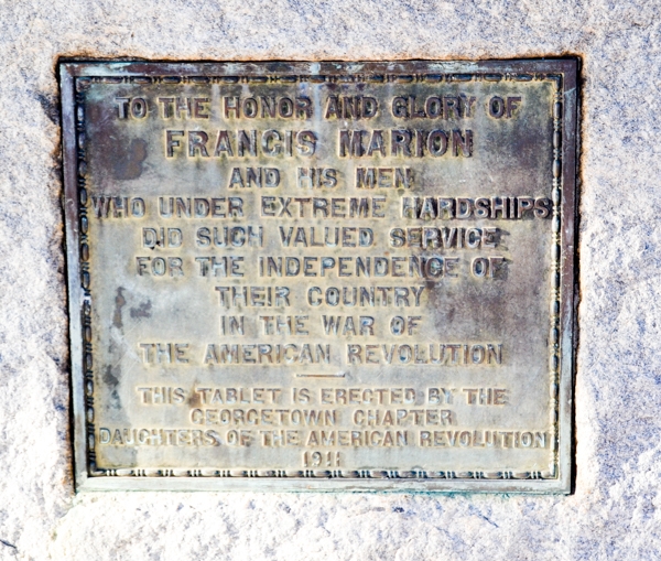 Francis Marion Monument – Image taken in 2015 by R&R