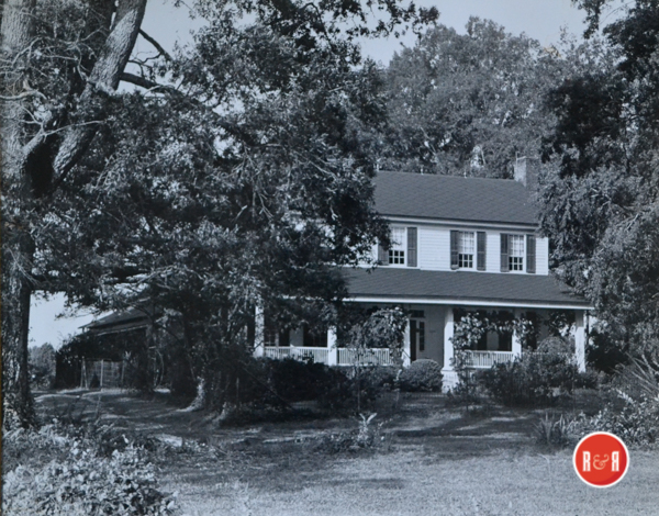 Historic Kinard home in the 1960s. Image courtesy of the Kinard - Corbett Collection, 2017