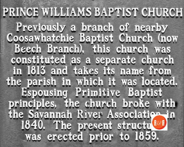 Prince William Primitive Baptist Church