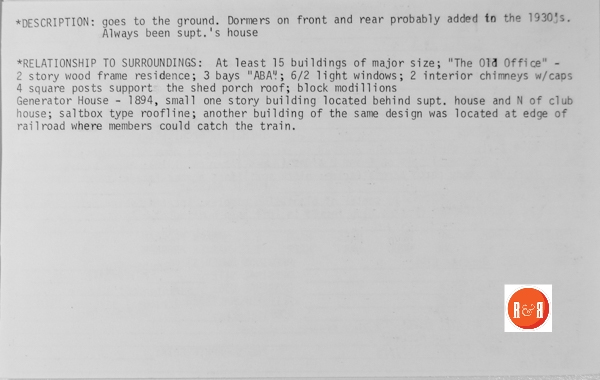 Courtesy of the SC Dept. of Archives and History – 1977