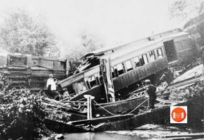 CHESTER CO TRAIN WRECK: Train wrecks in and around the Carolinas were common place events in the early 20th century.  Numerous individuals were hurt and killed as a result of poor maintenance of railroads prior to government regulation.  Images courtesy of the L. Pettus Collection - 2015
