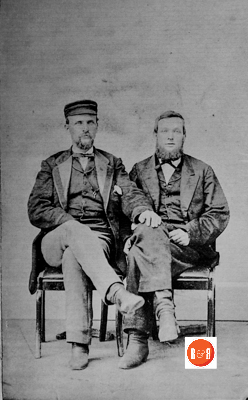 A.W. Heath (lt of Waxhaw, N.C.), and his son, Moses Chappell Heath.  Images courtesy of the L. Pettus Collection - 2015