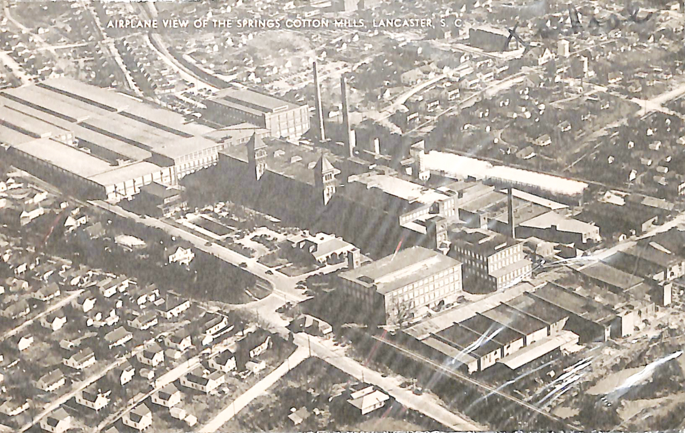 AERIAL VIEW OF THE LANCASTER MILL