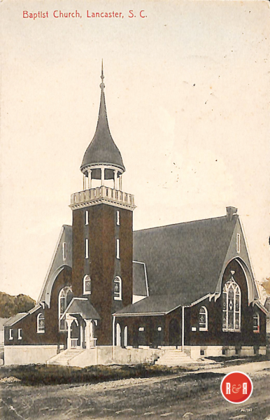 Two postcard images of the church.  One painted and the other in black and white.  Courtesy of the AFLLC Collection - 2017