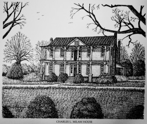 Image courtesy of the Laurens County Sketchbook, J. S. Bolick, Artist - Author