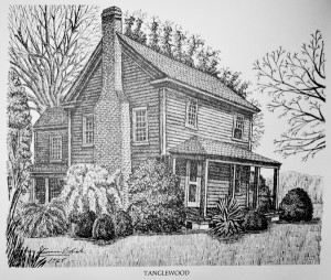 Image courtesy of the Laurens County Sketchbook - J. S. Bolick, Artist - Author