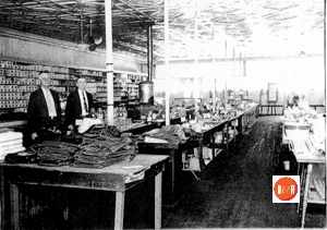 Interior view of the Abercrombie and Owings Company. Courtesy of the GCO Hist. Society