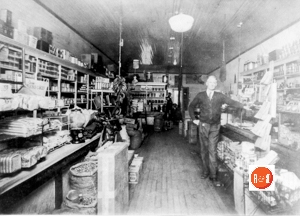 Joel M. Babb at his 1930’s grocery store.