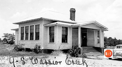 Warrior Creek School – Courtesy of the SCDAH, image taken between 1935-1950.