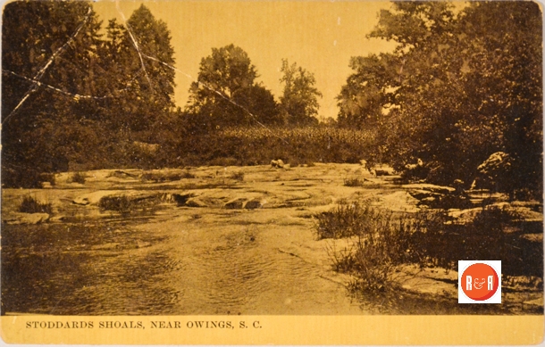Stoddard Shoals near Owings, S.C. – Courtesy of the Martin Postcard Collection – 2014