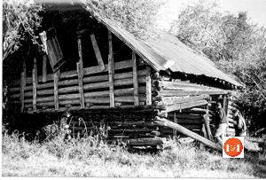 Atwood log barn on William Armstrong’s farm in Laurens County.