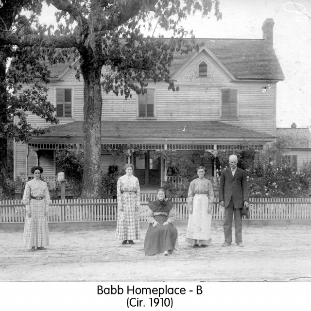 Tully Babb home in circa 1910 – Courtesy of the GCO Hist. Society