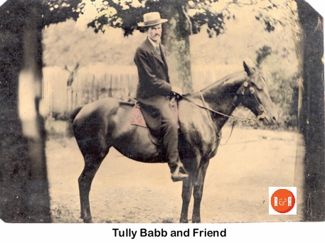 Tully Babb and Friend – the mule.
