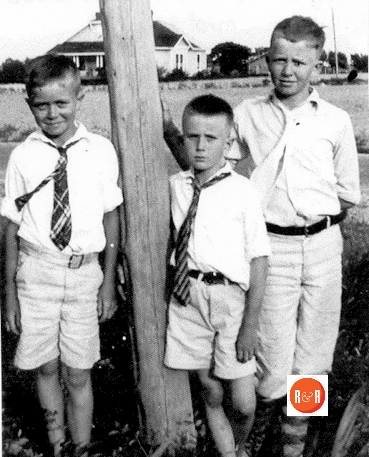 Ed, Gene and Marvin Babb in the 1930’s