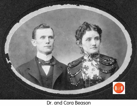 Dr. J.W. Beason and his wife, Cora Owens Beason, sister of Emma O. Brooks and Vivian O. Babb.