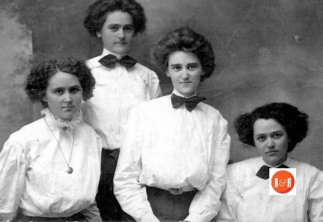 Cheek Sister about 1900 – L to R: Nette Cheek Bobo, Bess Cheek Willis, Eula Cheek Owings, Ethel Cheek Jackson