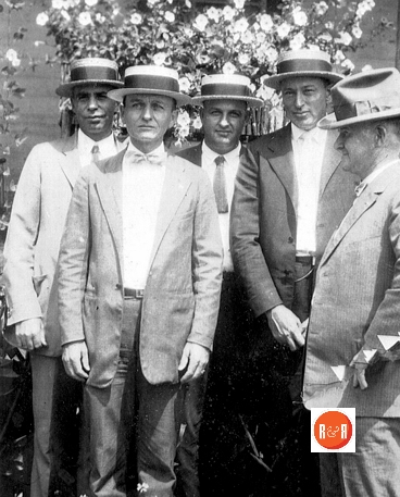 Sons-in-law of Willis and Mary Jane Riddle Cheek: L-R J.T. Crawford, Willie t. Owings, Nyle Jackson, Allan Bobo, Luther Willis