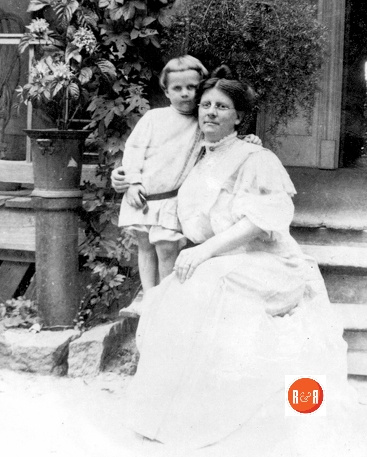 Home on Ropp St., Nettie Curry Blackwell and her son, Richard Blackwell, M.D.