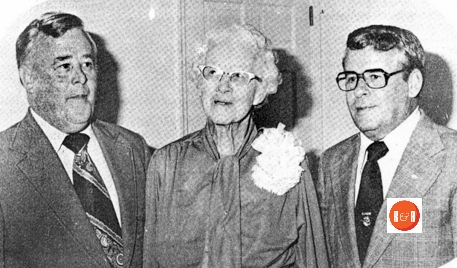 Lula Cork Martin with her sons: James (lt) and Horrace.