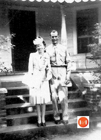 Louise Babb and George F. Moore were married at the bride’s home in 1944, by the Rev. W.B. Bolt.
