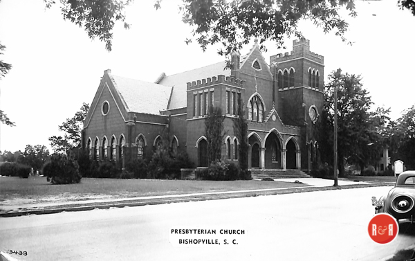 Postcard image of the church shortly after it was constructed.  Courtesy of the AFLLC Collection - 2017