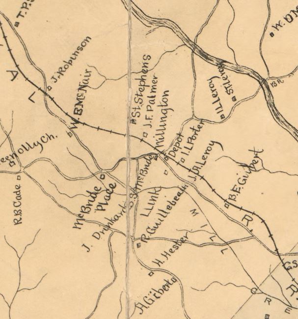 Bullock, W. P, and Paul L Grier. Official topographical map of Abbeville Co., South Carolina. [S.l.: P.L. Grier, 1894, 1895] Map. Retrieved from the Library of Congress