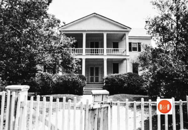 The Nance home in 1979 – Courtesy of the SC Dept. of Archives and History.