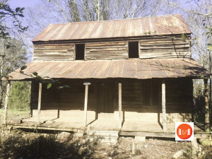 Image of the Kibler Cabin in 2016 - Courtesy of the Palmetto Trust for Historic Preservation