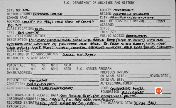 Courtesy of the SC Dept of Archives and History – 1986