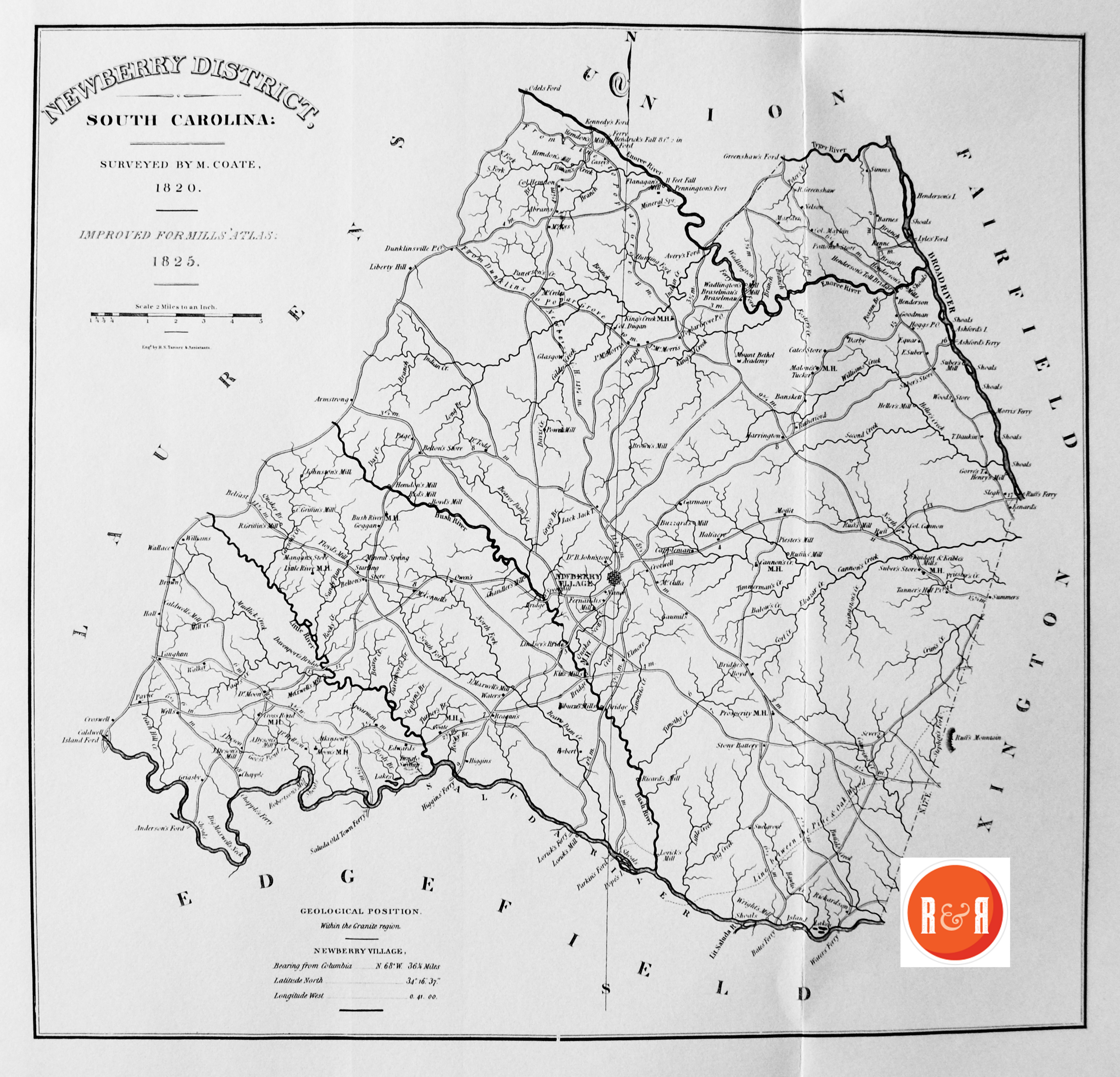OVERALL NEWBERRY CO MAP