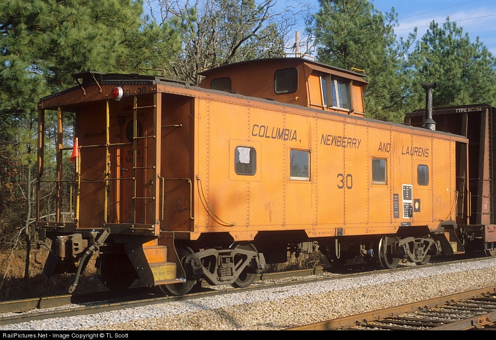 Courtesy of photographer - researcher Ann L. Helms, 2018 / Caboose from 1979