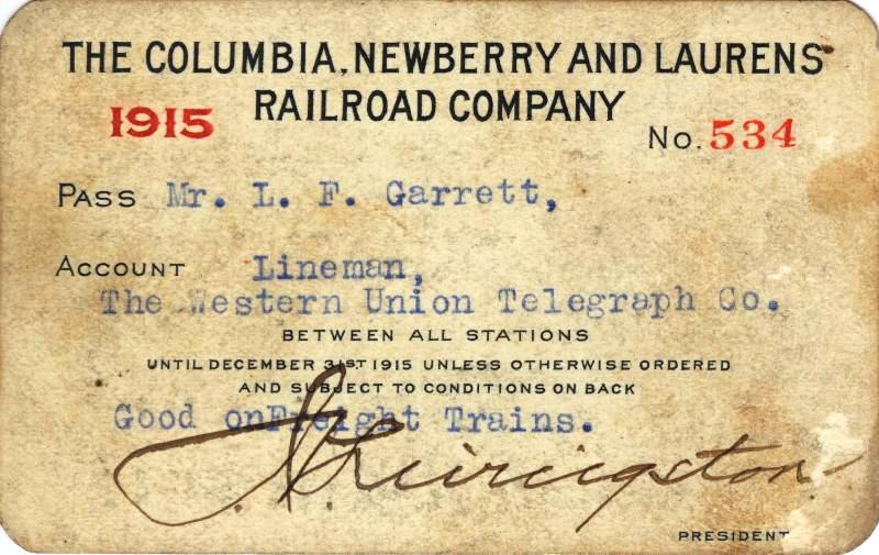Courtesy of photographer - researcher Ann L. Helms, 2018 / 1915 Ticket
