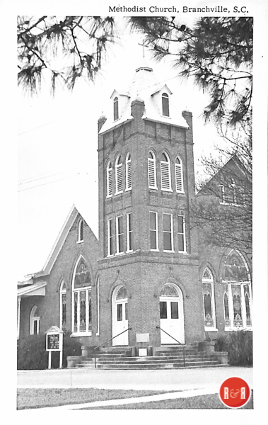 The Branchville Methodist Church grew out of the earlier Sardis Church.  Courtesy of the AFLLC Collection - 2017