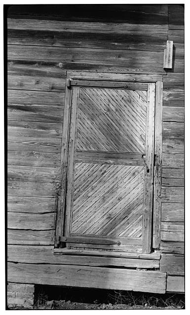 Door at the Hanover Barn a HABS Image – photo by Thomas Waterman, 1939