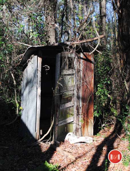 Outhouse at White Rock, S.C. courtesy of photographer Ann L. Helms - 2018