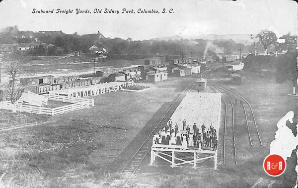 Columbia railroad freight yards. Courtesy of the AFLLC Collection - 2017