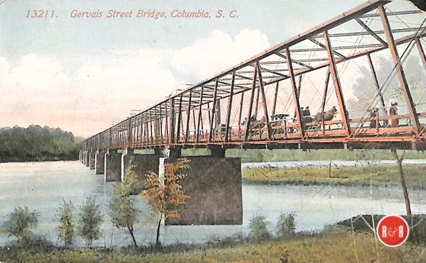 Gervais Street old bridge.  Courtesy of the AFLLC Collection - 2017