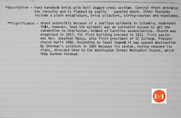 Courtesy of the SC Dept. of Archives and History