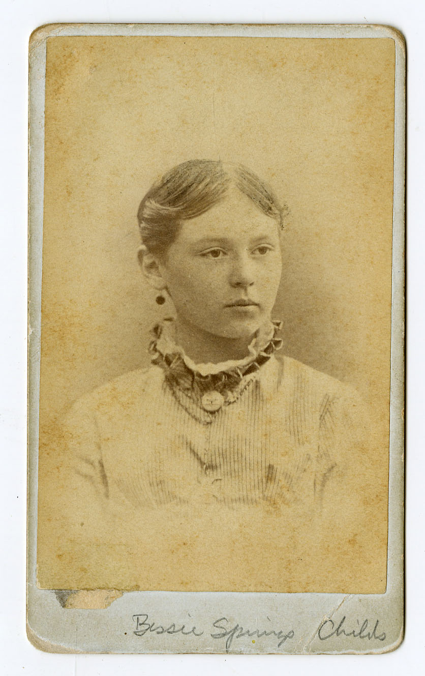 Mary Eliz. Springs - Childs, the wife of L.D. Childs of York County, S.C. (1863-1918)