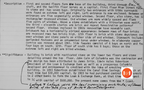 Courtesy of the S.C. Dept. of Archives and History