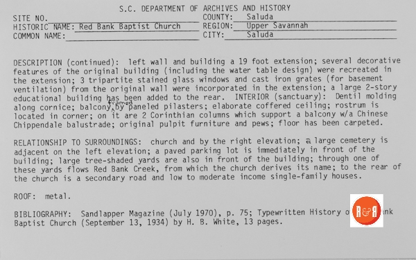 Courtesy of the S.C. Dept. of Archives and History