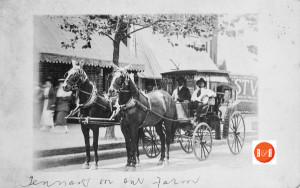 Note all tenants who farmed for a living were destitute or of African American origin. This image from the turn of the 20th century shows Spartanburg farm tenants shopping in downtown. Courtesy of the Meek Photo Collection - 2016