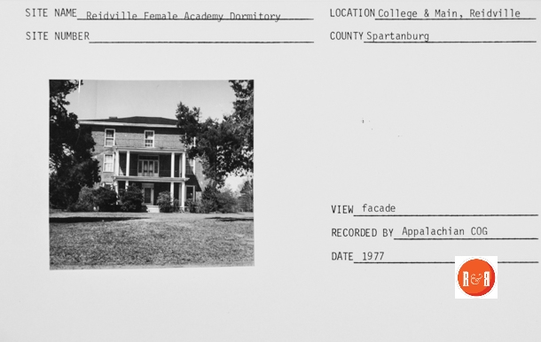 Courtesy of the SC Dept. of Archives and History – 1984