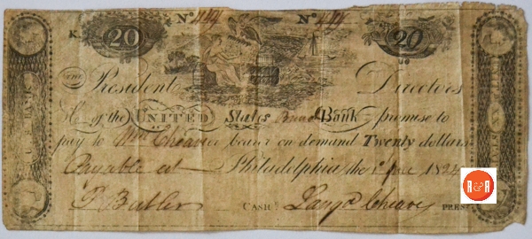 Confederate currency issued to Mr. James Anderson. Courtesy of the Douglas Collection – 2015