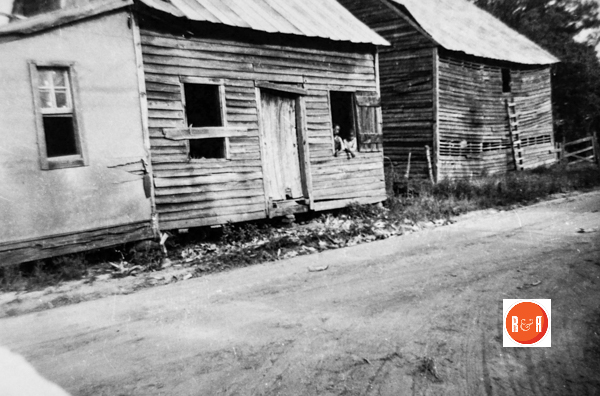 In the 1940s large numbers of rural houses remain in very poor condition. Recorded in the Coleman - Meek Photo Collection as the Frank Wofford Farm at Woodruff, S.C.