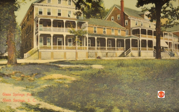 Postcard view of the historic Glenn Springs Hotel.  Courtesy of the Coleman – Meek Collection