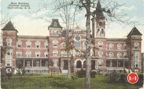 Image of Converse College, courtesy of the Beard Postcard Collection - 2017