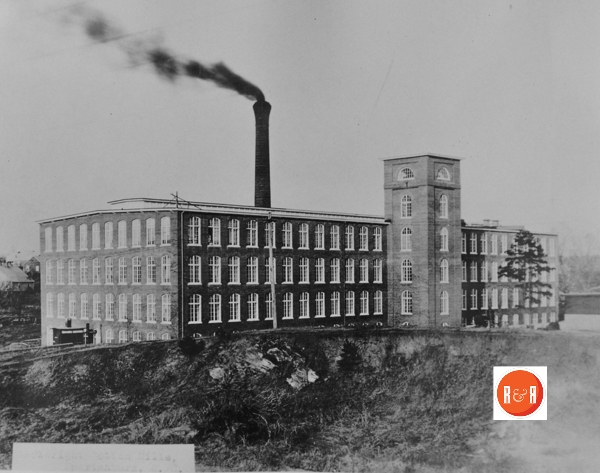 Arkwright Cotton Mill, ca. 1905 – Courtesy of the Meek Collection